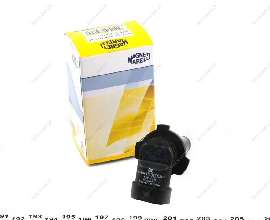 Автолампа H10 magneti marelli 002550100000