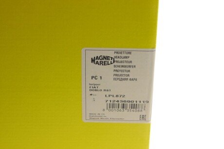 Фара передняя левая magneti Marelli 712436901110