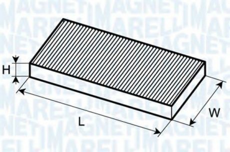 Фільтр салону magneti Marelli 350203061120