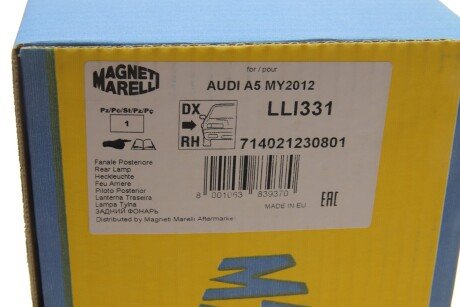 Фонарь (фара) заднего хода magneti Marelli 714021230801