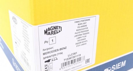 Ліхтар (фара) заднього ходу magneti Marelli 712367201119