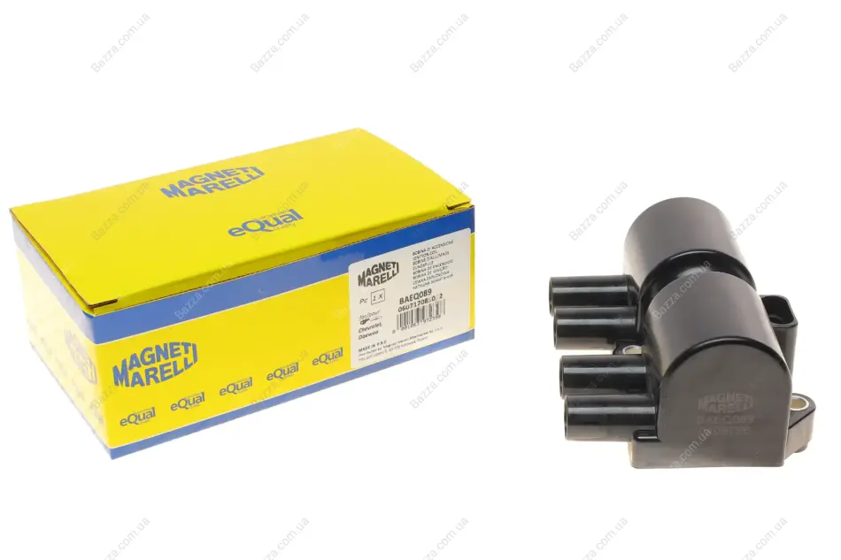 Катушка зажигания CHEVROLET AVEO (T250, T255) 1.5 (пр-во) Magneti Marelli 060717089012 (фото 1)