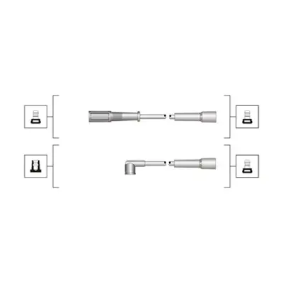 Комплект проводів запалення Magneti Marelli 941319170066 (фото 1)