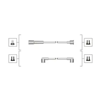 Комплект проводів запалення Magneti Marelli 941319170106