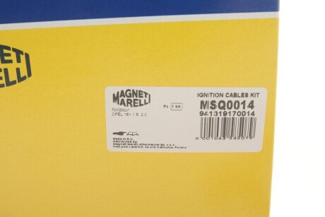 Высоковольтные провода для свечей зажигания magneti Marelli 941319170014