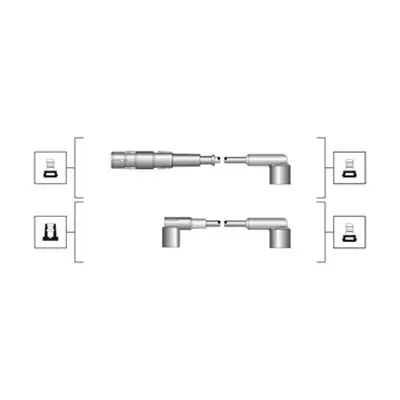 Комплект проводов зажигания (пр-во кор.код. MSQ0048) magneti marelli 941319170048