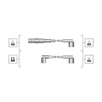 Комплект проводов зажигания (пр-во кор.код. MSQ0048) magneti marelli 941319170048