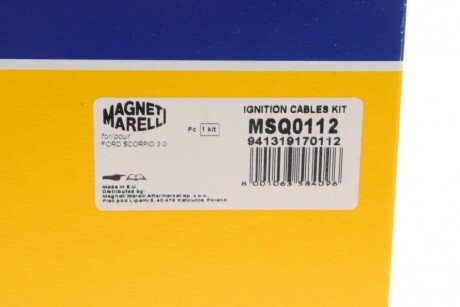 Високовольтні провода для свічок запалювання magneti Marelli 941319170112