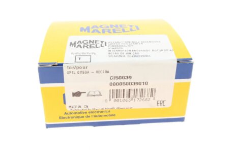 Контактна группа Замка зажигания magneti Marelli 000050039010