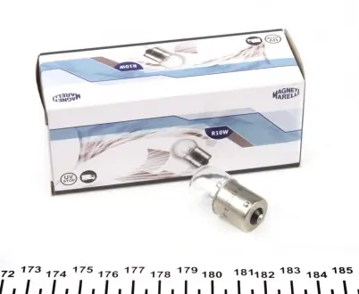 Лампа 24V R10W24V 10W BA15s (кор.код. R10W 24) (пр-во) Magneti Marelli 004009100000