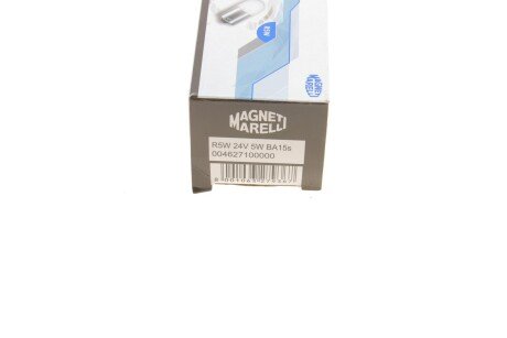 Лампа 24V R5W24V 5W BA15s (кор.код. R5W 24) magneti Marelli 004627100000