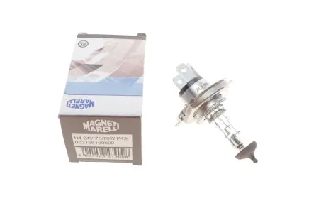 Лампа H4 24V 75/70W P43t (кор.код. H4 24) (пр-во) magneti marelli 002156100000