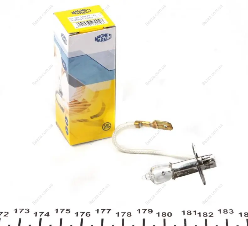 Лампа накаливания H3 12V 55W PK22s STANDART (пр-во) magneti marelli 002553100000