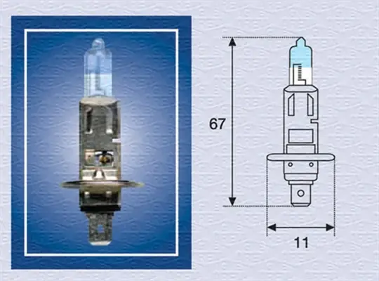 Лампа накаливания magneti marelli 002587100000