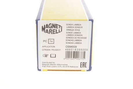 Лямбда-зонд magneti Marelli 466016355009