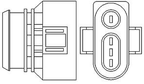 AUDI Кисневий датчик (лямбда зонд) A6 C4, SEAT, VW magneti Marelli 466016355048 на Ауди А6 с4