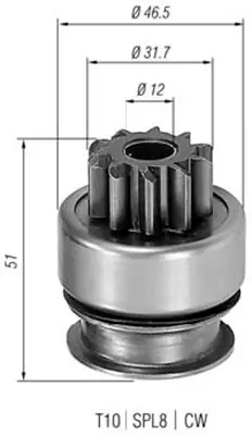 MAGNETI MARELLI Бендикс FORD MAZDA NISSAN/DATSUN [] magneti marelli 940113020177