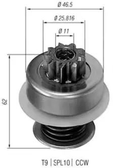 MAGNETI MARELLI Бендикс (z=9) VW Golf, Jetta1,6/1,8/1,9D/1,5D,T-2 1,6-2,0 [] Magneti Marelli 940113020088
