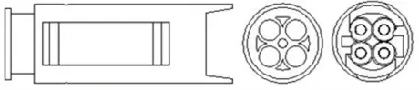 MAGNETI MARELLI BMW лямбда-зонд (4 конт.) E46/39 2.0/3.0 98- magneti marelli 466016355079