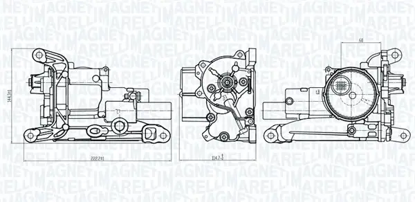 MAGNETI MARELLI CITROEN Помпа оливи Berlingo 1,6THP/VTi 08- Magneti Marelli 351516000047 (фото 1)