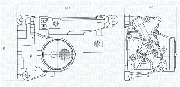 MAGNETI MARELLI CITROEN Помпа оливи Berlingo 1,6THP/VTi 08- magneti marelli 351516000049