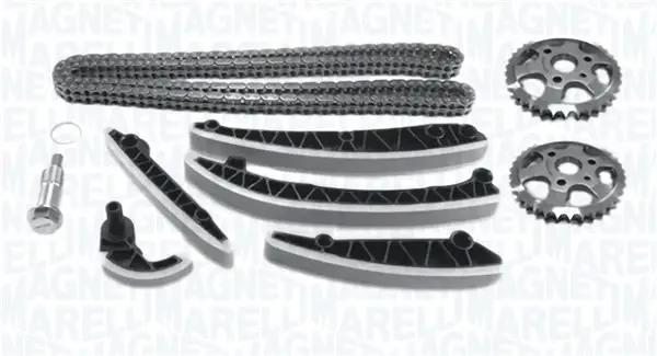 MAGNETI MARELLI DB К-т ланцюга ГРМ (ланцюг+натягувач+5 заспокоювачів+2 шестерні) Sprinter 3,0CDI 06- Magneti Marelli 341500001270 (фото 1)