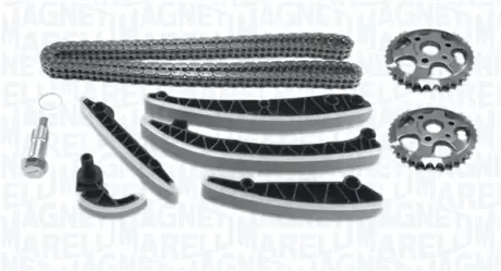 MAGNETI MARELLI DB К-т ланцюга ГРМ (ланцюг+натягувач+5 заспокоювачів+2 шестерні) Sprinter 3,0CDI 06- magneti marelli 341500001270
