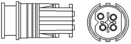 MAGNETI MARELLI DB Кисневий датчик CL203, W164, W251, R171 magneti marelli 466016355025 Мерседес SLK-Class
