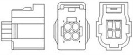 DB Кисневий датчик (лямбда зонд) W204, S212, X204, W251 magneti Marelli 466016355134 на Мерседес R-Class w251