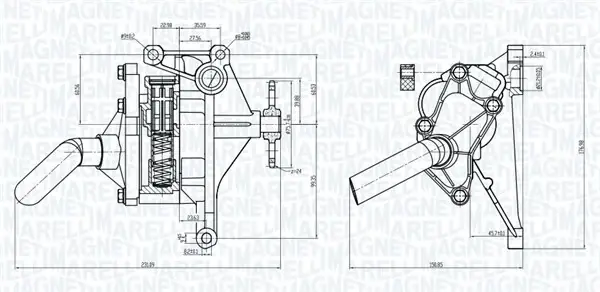 MAGNETI MARELLI DB помпа мастила Sprinter CDI 00- Magneti Marelli 351516000041 (фото 1)