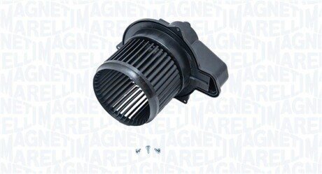 FIAT вентилятор салону 500,Panda 07- magneti Marelli 069412727010 на Фиат 500