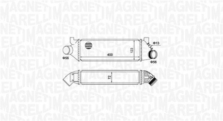 Радіатор інтеркулера magneti Marelli 351319204950