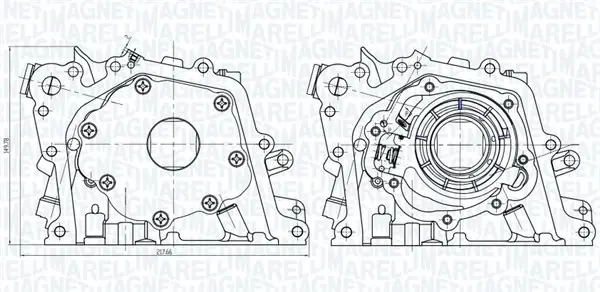 MAGNETI MARELLI FORD Помпа масла C-Max/Focus/Kuga 1,5-1,6EcoBoost 10- Magneti Marelli 351516000075 (фото 1)