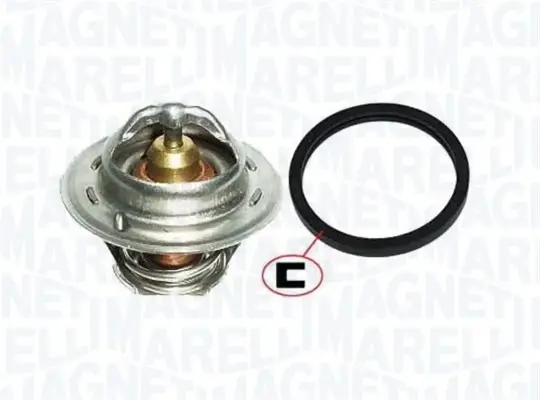 MAGNETI MARELLI FORD Термостат с прокладкой t-82C Fiesta V 01-, Focus II 04-, Mazda 2 03- Magneti Marelli 352317100320 (фото 1)