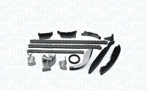 MAGNETI MARELLI HYUNDAI К-кт ланцюга ГРМ (3 ланцюга+ 7 напрвляючих +3 натягувача+сальник) H-1, Kia Sorento 2.5CRDI 02- magneti marelli 341500000410
