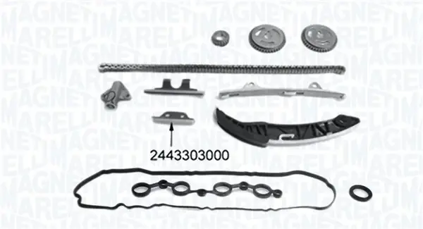MAGNETI MARELLI HYUNDAI Р/к-кт ланцюга ГРМ i10/20 1.2 08- KIA Ceed Magneti Marelli 341500001350 (фото 1)