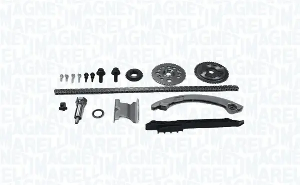 MAGNETI MARELLI К-т ГРМ (ланцюг+3шт. шестерні + 3шт. направляючі + гідронатягувач + кріплення) OPEL Vectra C 2.2 16V magneti marelli 341500000720