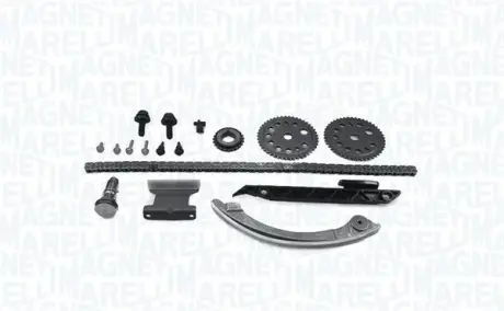 MAGNETI MARELLI К-т ГРМ (ланцюг+3шт. шестерні + 3шт. направляючі + гідронатягувач + кріплення) Opel Vectra C 2.2 magneti marelli 341500000400