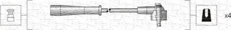 MAGNETI MARELLI Комплект высоковольтных проводов FORD ESCORT V,FIESTA III,ORION II,III [] magneti marelli 941318111038 Форд Эскорт