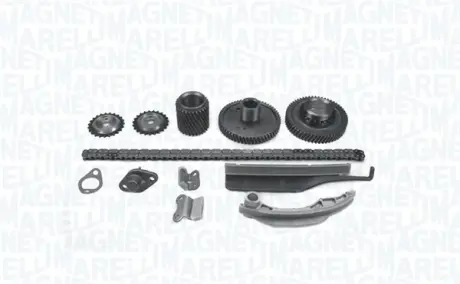 MAGNETI MARELLI MITSUBISHI К-кт ланцюга ГРМ (ланцюг + 4 напрямних + натягувач +5 шестерень) Pajero III,V 3.2D magneti marelli 341500000500