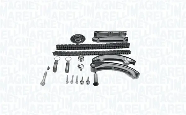 MAGNETI MARELLI OPEL К-т ланцюга ГРМ (2цеп+4 направляючі+ 2 натягувача+шестерня) Astra G,Omega B,Vectra B 2.0D/2.2DTI 97- Magneti Marelli 341500000140 (фото 1)
