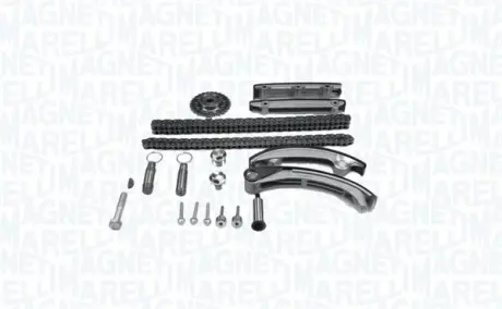 MAGNETI MARELLI OPEL К-т ланцюга ГРМ (2цеп+4 направляючі+ 2 натягувача+шестерня) Astra G,Omega B,Vectra B 2.0D/2.2DTI 97- Magneti Marelli 341500000140