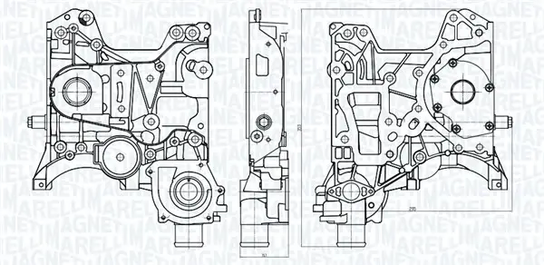 MAGNETI MARELLI OPEL помпа мастила ASTRA H 1.8 06-10, CORSA E (X15) 1.6 Turbo 15-, CHEVROLET CRUZE (J300) 1.8 09- Magneti Marelli 351516000048 (фото 1)