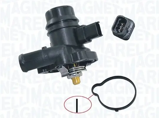 MAGNETI MARELLI OPEL Термостат 103 °С с датчиком Astra J gtc 1.4, Corsa E (X15) 1.4 Turbo, CHEVROLET Aveo (T300) 1.4 Turbo, VW Jetta IV (162, 163, AV3, AV2) 1.8 TSI Magneti Marelli 352317101940 (фото 1)