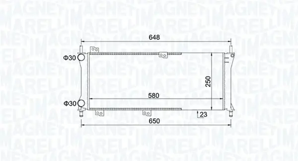 Радіатор інтеркулера Magneti Marelli 350213814000 (фото 1)