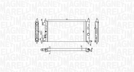Радіатор інтеркулера magneti Marelli 350213776000