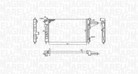 Радіатор інтеркулера magneti Marelli 350213189100