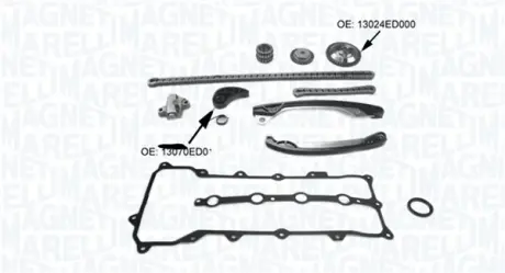 MAGNETI MARELLI RENAULT К-т ланцюга ГРМ Megane 1,4 Magneti Marelli 341500001290