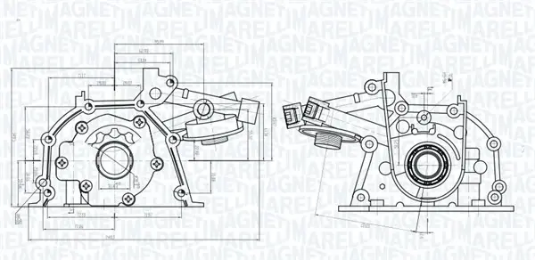 MAGNETI MARELLI RENAULT помпа мастила Clio, Kangoo 1,0-1,2 01- Magneti Marelli 351516000046 (фото 1)