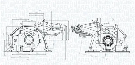 MAGNETI MARELLI RENAULT помпа мастила Clio, Kangoo 1,0-1,2 01- Magneti Marelli 351516000046